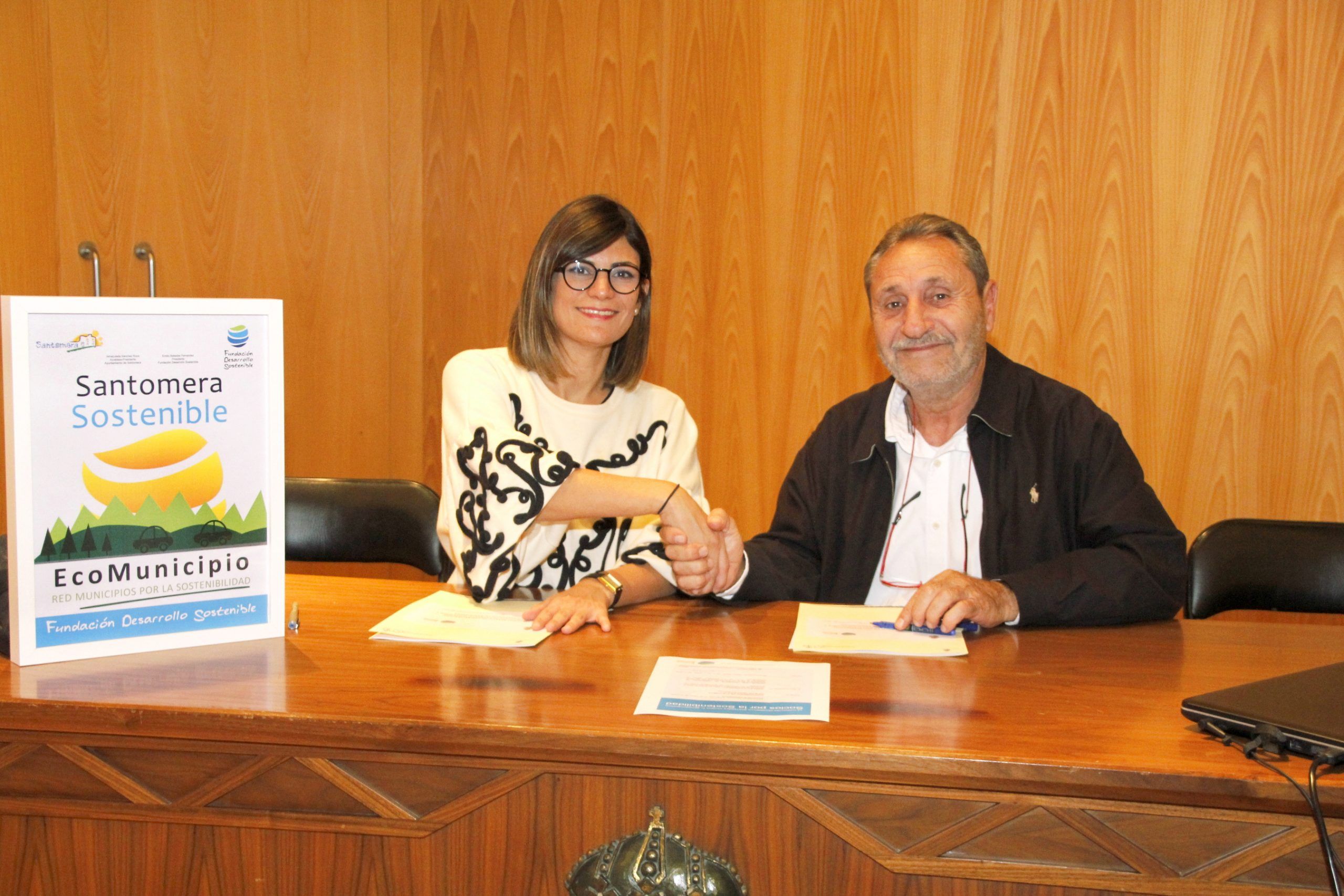 santomera1 - El Ayuntamiento de Santomera y la Fundación Desarrollo Sostenible firman un convenio para impulsar el desarrollo sostenible y reducir las emisiones de CO2 en Santomera