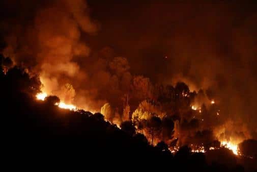 incendio - El cambio climático preocupa más a los andaluces que al resto de los españoles